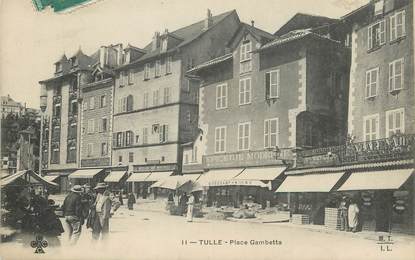 / CPA FRANCE 19 "Tulle, place Gambetta"