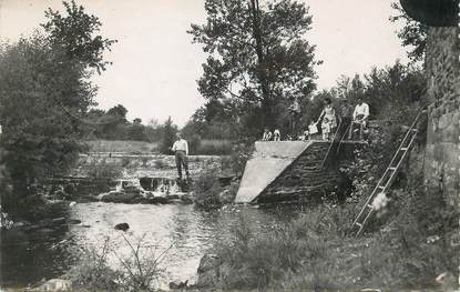 / CPSM FRANCE 56 "Sérent, Bovrel un joli coin de pêche"