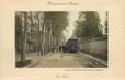 CPA FRANCE 77 "Donnemarie en Montois, la Halle" / TRAMWAY