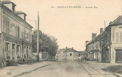 CPA FRANCE 77 "Chailly en Bière, la grande rue"