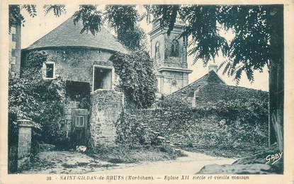/ CPA FRANCE 56 "Saint Gildas de Rhuys, église"