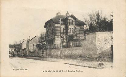 CPA FRANCE 77 "La Ferté Gaucher, villa des Roches"