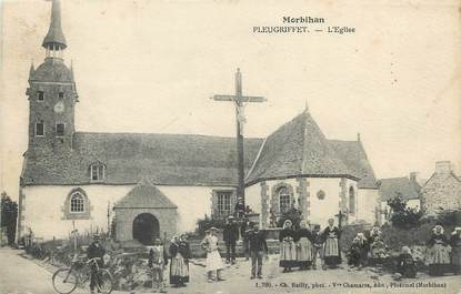 / CPA FRANCE 56 "Pleugriffet, l'église"