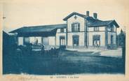 56 Morbihan / CPA FRANCE 56 "Gourin, la gare"