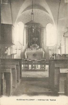 CPA FRANCE 77 "Isles les Villenoy, interieur de l'Eglise"