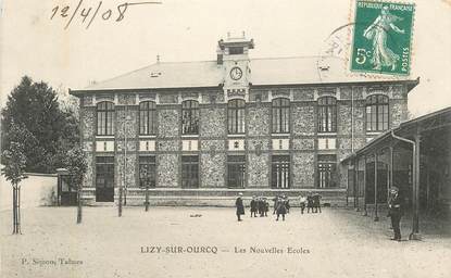 CPA FRANCE 77 "Lizy sur Ourcq, les Nouvelles Ecoles"