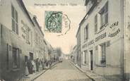 77 Seine Et Marne CPA FRANCE 77 "Mary sur Marne, rue de l'Eglise, Buvette et Coiffeur"