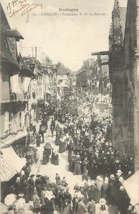 / CPA FRANCE 56 "Josselin, procession ND du Roncier"