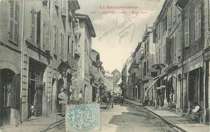/ CPA FRANCE 31 "Montréjeau, une rue"