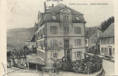 / CPA FRANCE 68 "Orbey, hôtel Cornélius"