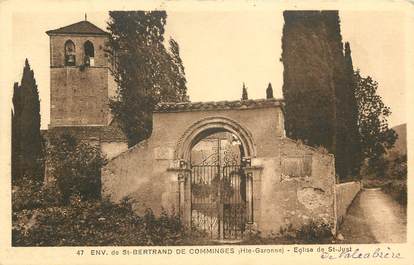 CPA FRANCE 31 "Env. de Saint Bertrand de Comminges, Eglise de Saint Just"