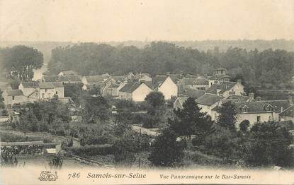 CPA FRANCE 77 "Samois sur seine, vue panoramique"