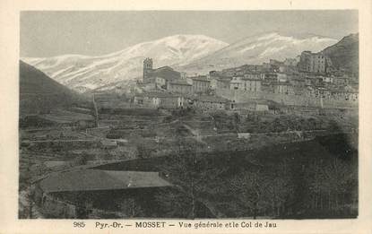 CPA FRANCE 66 "Mosset, vue générale et le Col de Jau"