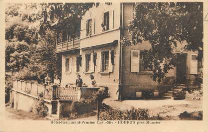 / CPA FRANCE 68 "Hohrod, hôtel restaurant pension Beau Site"