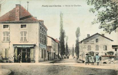 CPA FRANCE 42 "Pouilly sous Charlieu, rte de Charlieu"