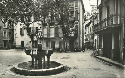 CPSM FRANCE 66 "Céret, place de la Fontaine des neuf Jets"