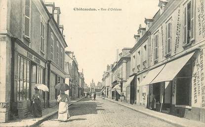 CPA FRANCE 28 "Chateaudun, Rue d'Orléans"