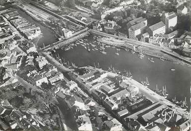 CPSM FRANCE 44 "Pornic, vue aérienne, le port"