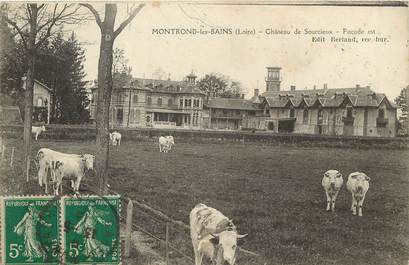 CPA FRANCE 42 "Montrond les Bains, chateau de Sourcieux, façade est"