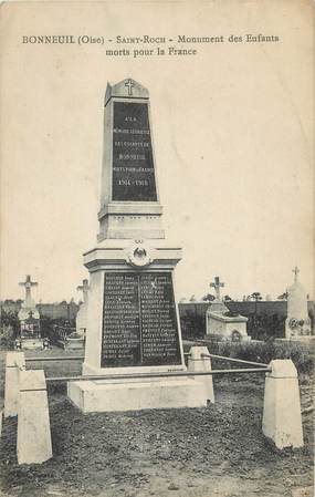 / CPA FRANCE 60 "Bonneuil, monument aux morts"