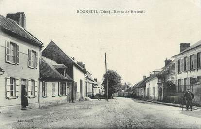 / CPA FRANCE 60 "Bonneuil, route de Breteuil"