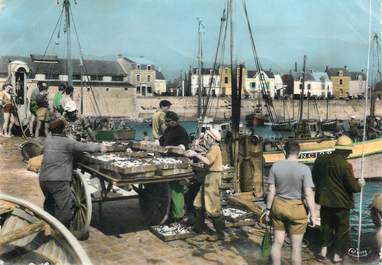 CPSM FRANCE 44 "La Turballe, débarquement des sardines"