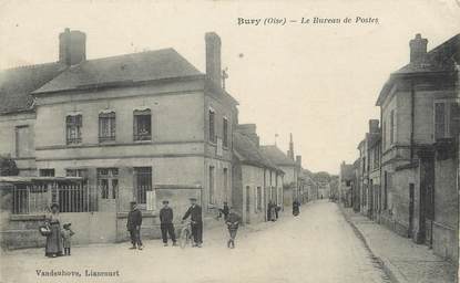 / CPA FRANCE 60 "Bury, le bureau de postes"