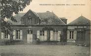 60 Oise / CPA FRANCE 60 "Beaumont Les Nonains, mairie et école"