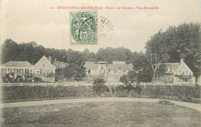 / CPA FRANCE 60 "Boulogne la Grasse, le château, vue d'ensemble"