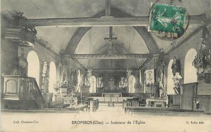 / CPA FRANCE 60 "Brombos, intérieur de l'église"