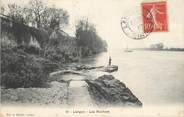 33 Gironde / CPA FRANCE 33 "Langon, les rochers"