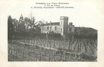 / CPA FRANCE 33 "Portets, château La Tour Bicheau"