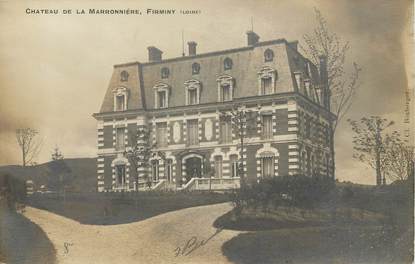 CPA FRANCE 42 "Firminy, chateau de la Marronnière"
