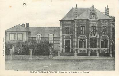 / CPA FRANCE 27 "Bosc Roger en Roumois, la mairie et les écoles"