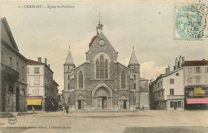 CPA FRANCE 42  "Charlieu, Eglise Saint Philibert"