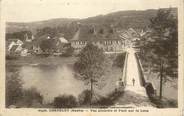 25 Doub CPA FRANCE 25 "Chenecey, vue générale et Pont sur la Loue"