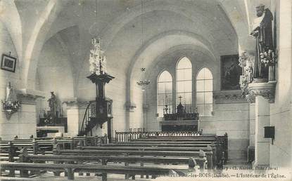 CPA FRANCE 25 "Dampierre les Bois, l'interieur de l'Eglise"