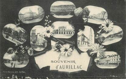 CPA FRANCE 15 "Souvenir d'Aurillac"
