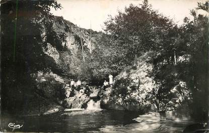 CPSM FRANCE 03 "Buxières les Mines, cascade des Rocs"