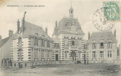 / CPA FRANCE 28 "Auneau, l'hôtel de ville"