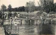 28 Eure Et Loir / CPSM FRANCE 28 "Courtalain, baignade de l'Yerre à Saint Pellerin"