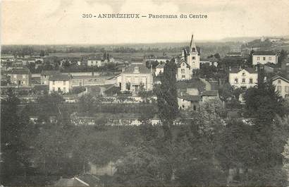 CPA FRANCE 42  "Andrézieux, panorama du centre"