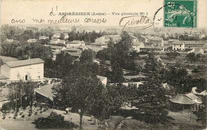 CPA FRANCE 42  "Andrézieux, vue générale"