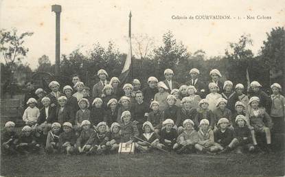 CPA FRANCE 14 "Colonie de Courvaudon, Nos Colons"