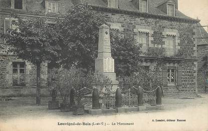 / CPA FRANCE 35 "Louvigné de Bais, le monument"