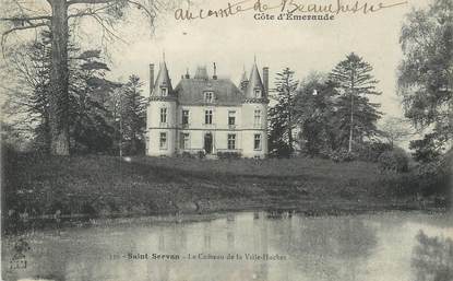 / CPA FRANCE 35 "Saint Servan, le château de la Ville Hucher"