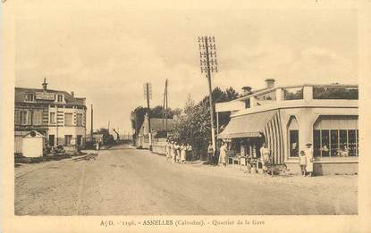 CPA FRANCE 14 "Asnelles, le quartier de la gare"