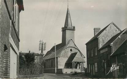 CPSM FRANCE 14 "Courtonne la Meurdrac, l'Eglise et la Poste"