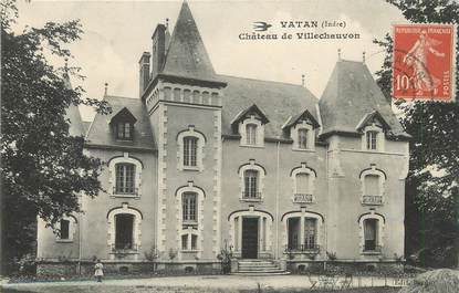 / CPA FRANCE 36 "Vatan, château de Villechauvon"