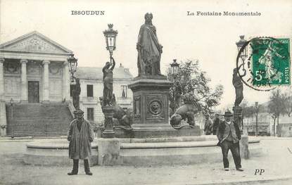 / CPA FRANCE 36 "Issoudun, la fontaine monumentale"